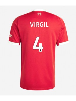 Billige Liverpool Virgil van Dijk #4 Hjemmedrakt 2025-26 Kortermet